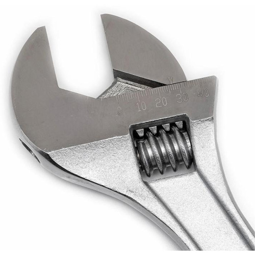Cl&eacute; &agrave; molette, 15" lo, la max. 1-11/16", Chrome Planification Entrepots Molloy
