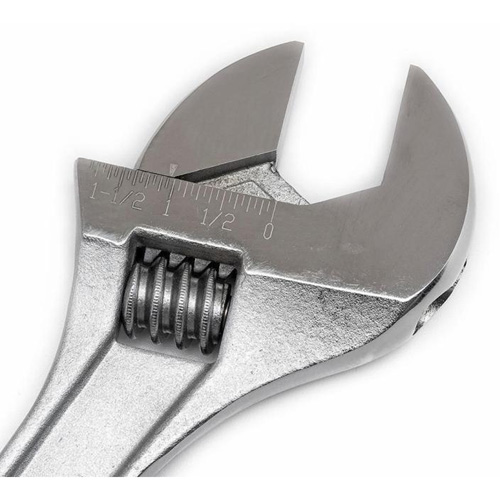Cl&eacute; &agrave; molette, 15" lo, la max. 1-11/16", Chrome Planification Entrepots Molloy