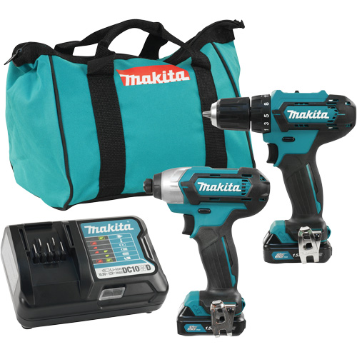 Cordless Drill & Driver Kit, 12 V Planification Entrepots Molloy
