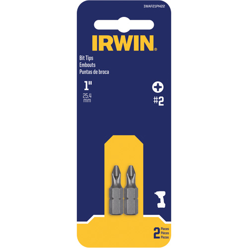 Insert Bits, Phillips, #2, 1/4" Drive Planification Entrepots Molloy