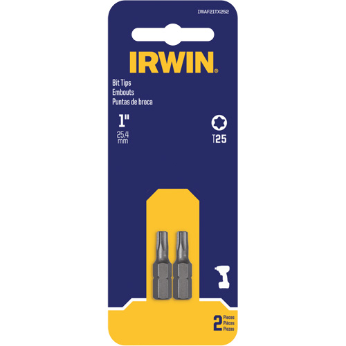 Embouts de tournevis &agrave; ins&eacute;rer, Torx, T-25, Prise 1/4" Planification Entrepots Molloy