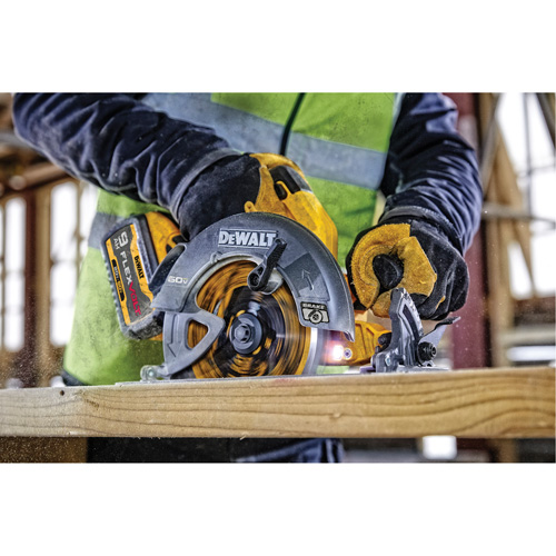 Ensemble scie circulaire sans fil Flexvolt Max** avec frein &eacute;lectrique, 7-1/4", 60 V Planification Entrepots Molloy