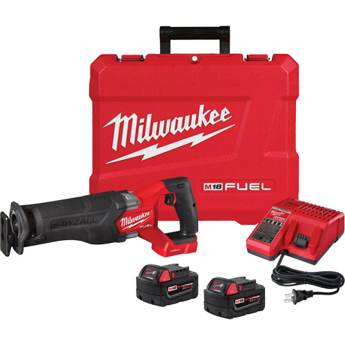 M18 Fuel Sawzall&reg; Reciprocating Saw Kit, 18 V, Lithium-Ion Battery, 3000 SPM Planification Entrepots Molloy