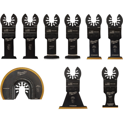 Ensemble de lames &agrave; usage g&eacute;n&eacute;ral Open-Lok pour outil polyvalent Planification Entrepots Molloy