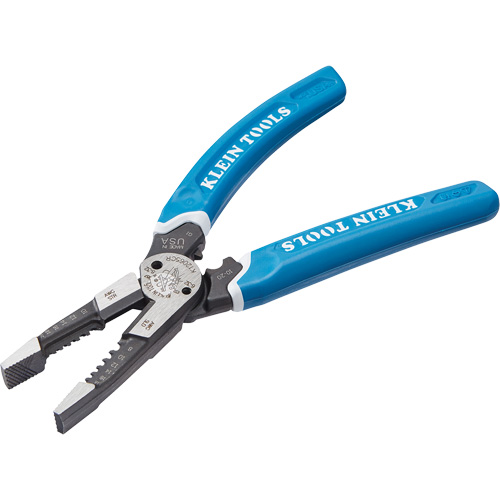 Outil polyvalent Klein-Kurve pour d&eacute;nuder, couper et sertir les fils, 8-1/4" lo, 8 - 20 AWG Planification Entrepots Molloy