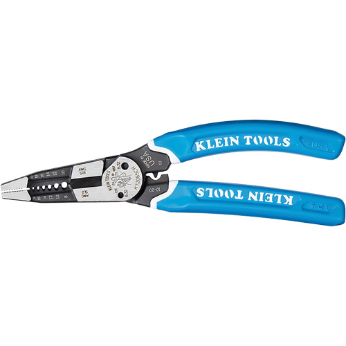 Outil polyvalent Klein-Kurve pour d&eacute;nuder, couper et sertir les fils, 8-1/4" lo, 8 - 20 AWG Planification Entrepots Molloy