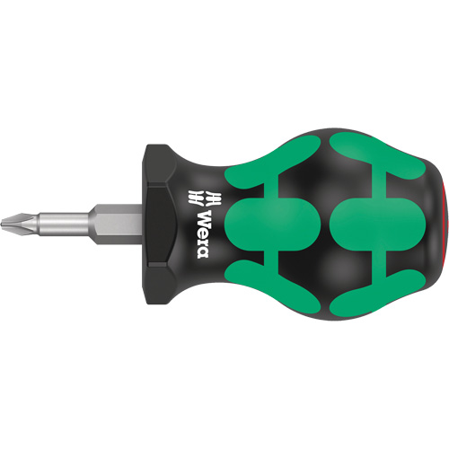 Tournevis Phillips court, #1, 4" l, Prise Plastique Planification Entrepots Molloy