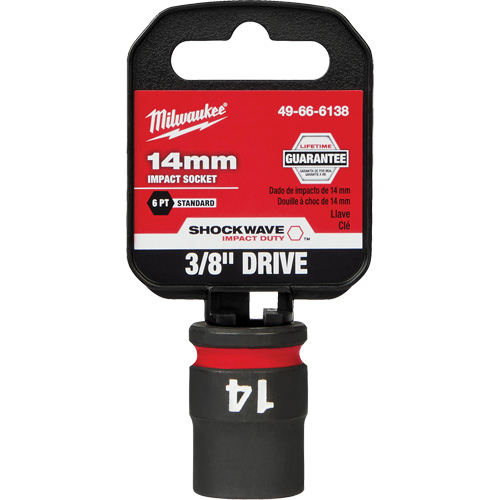 Shockwave Impact Duty Socket, Power, 14 mm, 3/8" Drive, 6 Points Planification Entrepots Molloy
