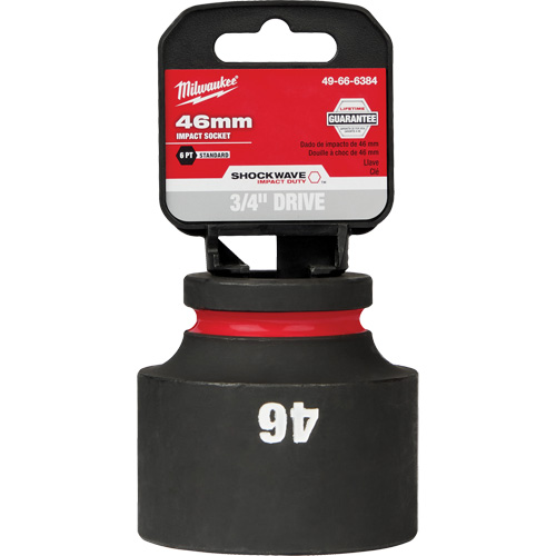 Douille Shockwave Impact Duty, Puissance, 46 mm, Prise 3/4", 6 pans Planification Entrepots Molloy