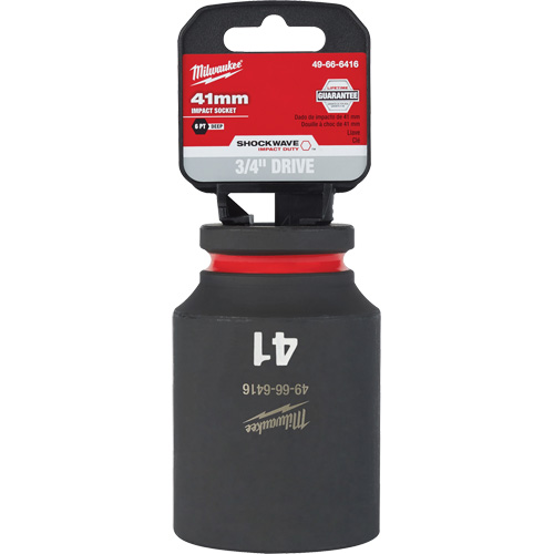 Douille Shockwave Impact Duty, Puissance, 41 mm, Prise 3/4", 6 pans, Profond Planification Entrepots Molloy