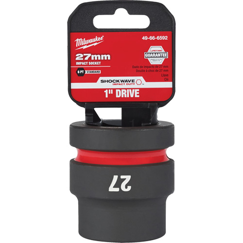 Shockwave Impact Duty Socket, Power, 27 mm, 1" Drive, 6 Points Planification Entrepots Molloy