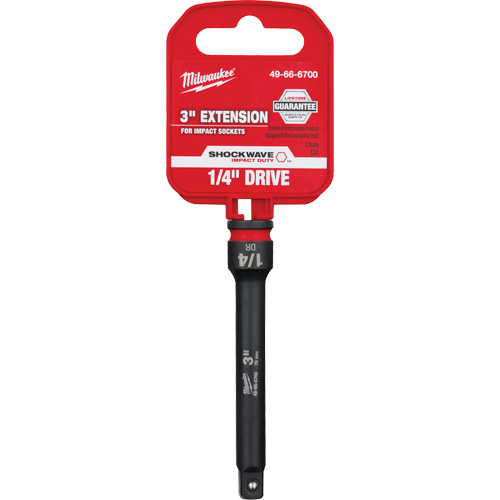 Rallonge pour douille Shockwave Impact Duty, Chocs, Prise 1/4", 3" lo Planification Entrepots Molloy