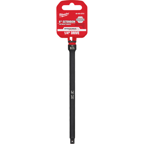 Shockwave Impact Duty Socket Extension, Impact, 1/4" Drive, 6" L Planification Entrepots Molloy