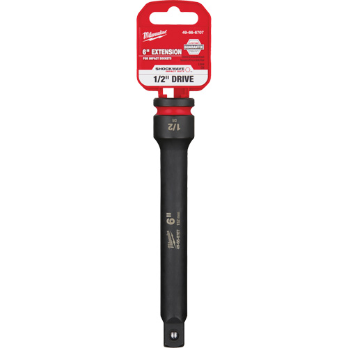 Shockwave Impact Duty Socket Extension, Impact, 1/2" Drive, 6" L Planification Entrepots Molloy