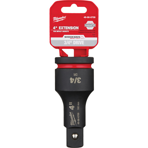 Rallonge pour douille Shockwave Impact Duty, Chocs, Prise 3/4", 4" lo Planification Entrepots Molloy
