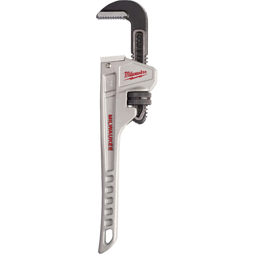 Cl&eacute; &agrave; tuyau, Cap des m&acirc;choires 1-1/2", Longueur 10", Prise Ergonomique Planification Entrepots Molloy