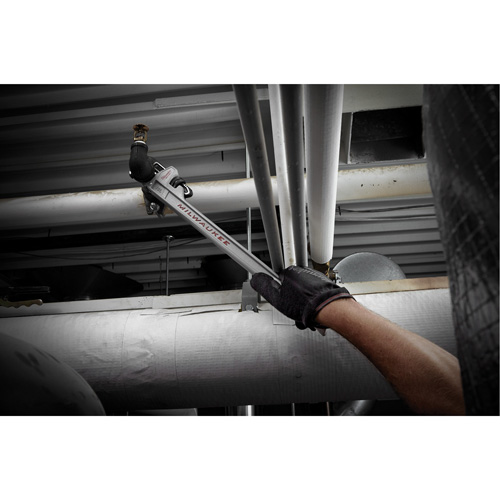 Pipe Wrench with Powerlength Handle, 1-1/2" Jaw Capacity, 10" Long Planification Entrepots Molloy