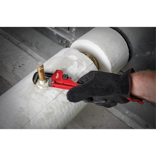 Pipe Wrench, 3/4" Jaw Capacity, 6" Long, Powder Coated Finish Planification Entrepots Molloy