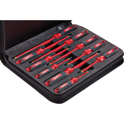 Insulated Screwdriver Set with EVA Foam Case, 10 Pcs. Planification Entrepots Molloy