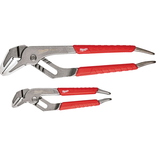 Jeu de pinces &agrave; m&acirc;choires droites 6" et 10" &agrave; prise Comfort Grip, 2 Morceaux Planification Entrepots Molloy