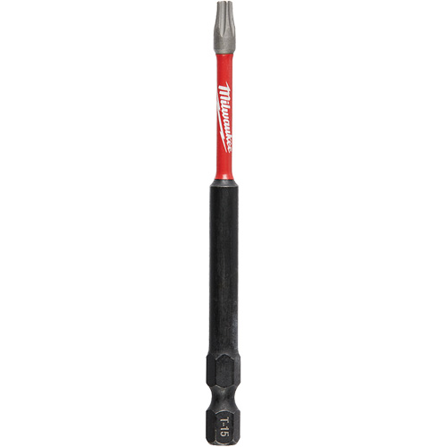 Embout de tournevis Shockwave Impact Duty, Torx, Embout T-15, Prise 1/4", Longueur 3-1/2" Planification Entrepots Molloy