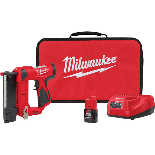 Trousse de cloueuse pour clous de calibre 23 M12, 12 V, Lithium-ion Planification Entrepots Molloy