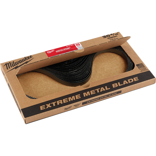 Lames-ruban pour coupes de m&eacute;taux extr&ecirc;mes, Acier rapide, 30-9/16" lo x 1/2" la x &eacute;paisseur 0,02", 8/10 dents par pouce Planification Entrepots Molloy