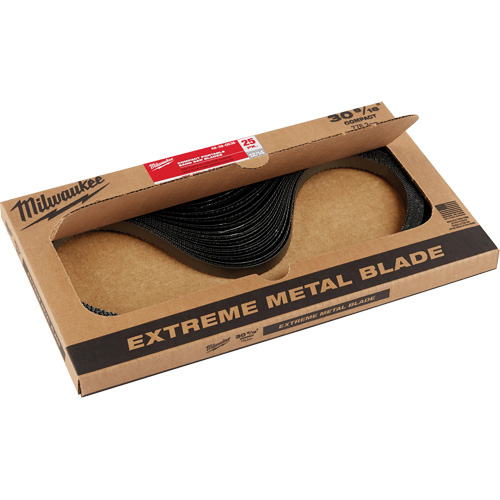 Lames-ruban pour coupes de m&eacute;taux extr&ecirc;mes, Acier rapide, 30-9/16" lo x 1/2" la x &eacute;paisseur 0,02", 8/10 dents par pouce Planification Entrepots Molloy