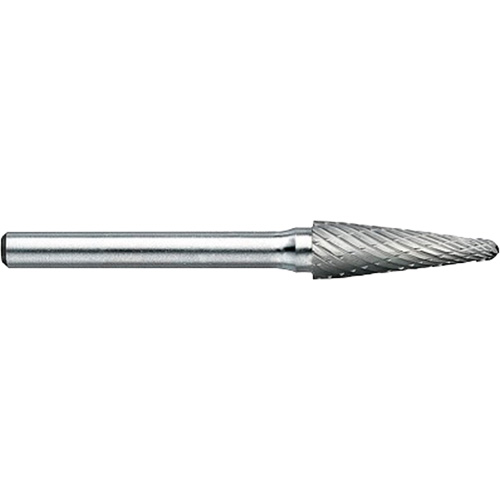 Drillco&reg; Magnum Double Cut Solid Carbide Burr, SL-3, 3/8" Dia., 1/4" Shank, 1-1/16" Depth of Cut Planification Entrepots Molloy