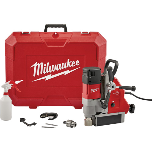 Ensemble de perceuse &eacute;lectromagn&eacute;tique, 1-5/8", Pression de la pointe 750 lb Planification Entrepots Molloy