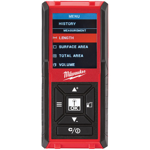 Laser Distance Meter, 0' - 330' (0 m - 100.6 m) Range, Digital (Electronic) Planification Entrepots Molloy