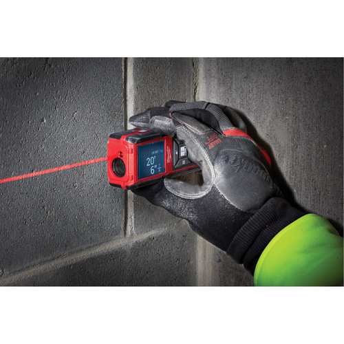 Laser Distance Meter, 0' - 330' (0 m - 100.6 m) Range, Digital (Electronic) Planification Entrepots Molloy