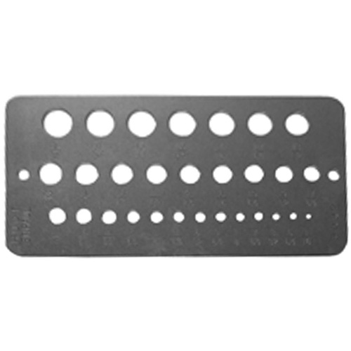 Drillco&reg; Fractional Sizes Drill Gauge Planification Entrepots Molloy