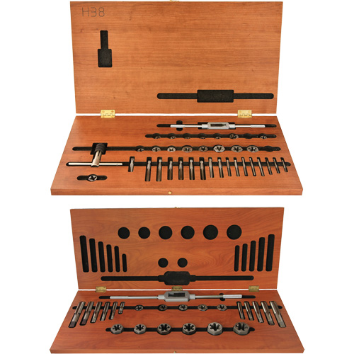 Drillco&reg; Tap & Hex Die Set, 58 Pieces Planification Entrepots Molloy