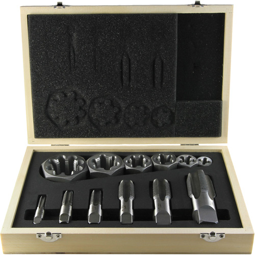 Drillco&reg; Pipe Tap Set, 12 Pieces Planification Entrepots Molloy