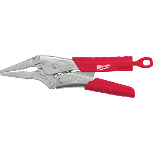 Pince-&eacute;tau avec poign&eacute;es Torque Lock, Longueur 9", Bec long Planification Entrepots Molloy