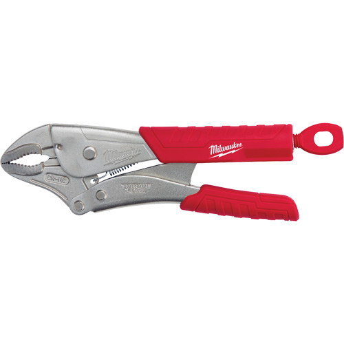 Pince-&eacute;tau avec poign&eacute;es Torque Lock, Longueur 10", M&acirc;choire courb&eacute;e Planification Entrepots Molloy