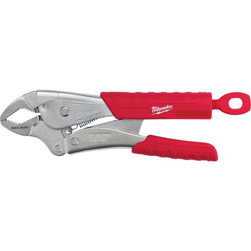 Torque Lock MaxBite Locking Pliers, 10" Length, Curved Jaw Planification Entrepots Molloy