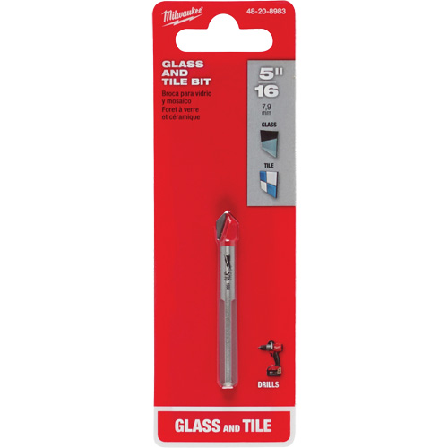 Glass & Tile Bit, 5/16", Carbide Planification Entrepots Molloy