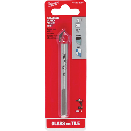 Glass & Tile Bit Set, 4 Pieces, Carbide Planification Entrepots Molloy