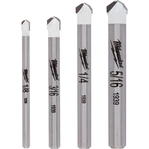 Natural Stone Bit Set, 4 Pieces, Carbide Planification Entrepots Molloy