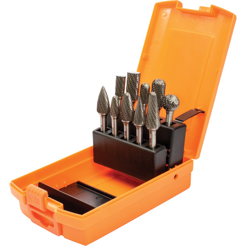 DC Carbide Burr Kit, 10 Pieces Planification Entrepots Molloy