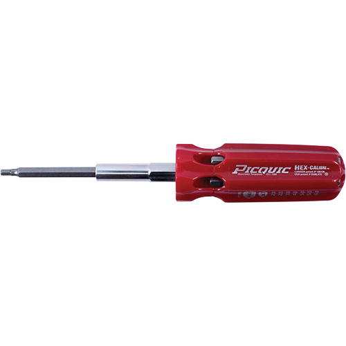 Tournevis multi-embouts m&eacute;triques Hex-Calibre, Prise Plastique Planification Entrepots Molloy