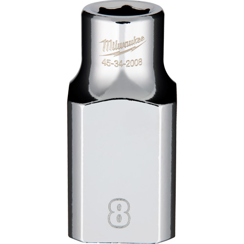 Metric Socket with Four Flat Sides, 8 mm, 1/2" Drive, 6 Points Planification Entrepots Molloy