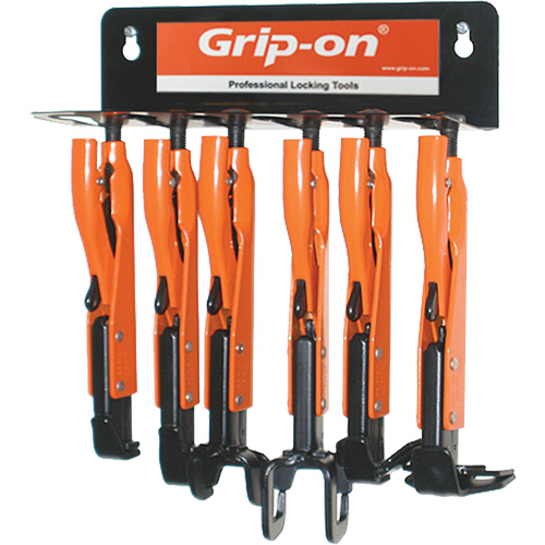 Axial Grip Locking Pliers Set, 6 Pieces Planification Entrepots Molloy