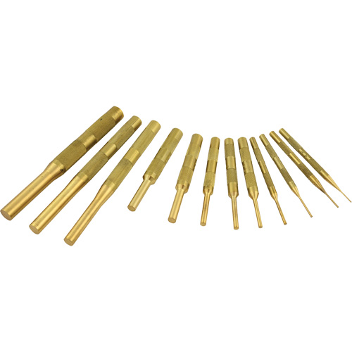 Jeu de poinçons en laiton, 12 morceaux Planification Entrepots Molloy