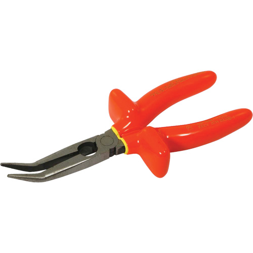Pince &agrave; bec effil&eacute; coupante courbe 45° Planification Entrepots Molloy