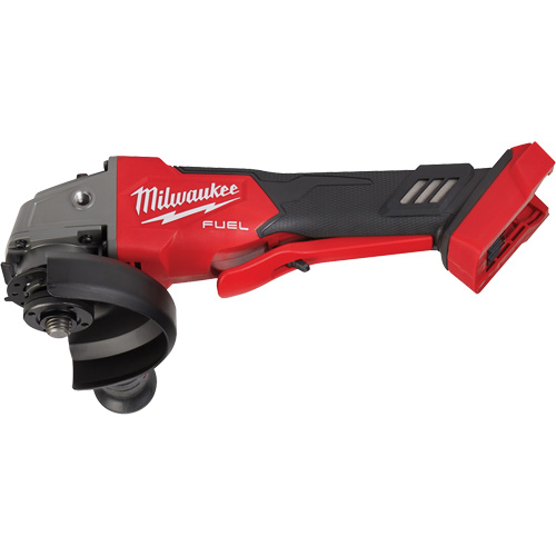 Meuleuse &agrave; frein &agrave; vitesse variable avec interrupteur &agrave; glissi&egrave;re non verrouillable M18 Fuel, 18 V, Mandrin 5"/4-1/2", Lithium-ion Planification Entrepots Molloy