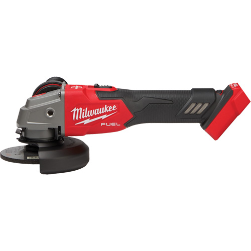 Meuleuse &agrave; frein &agrave; vitesse variable avec interrupteur &agrave; glissi&egrave;re verrouillable M18 Fuel, 18 V, Mandrin 5"/4-1/2", Lithium-ion Planification Entrepots Molloy