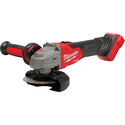 Meuleuse &agrave; frein &agrave; vitesse variable avec interrupteur &agrave; glissi&egrave;re verrouillable M18 Fuel, 18 V, Mandrin 5"/4-1/2", Lithium-ion Planification Entrepots Molloy